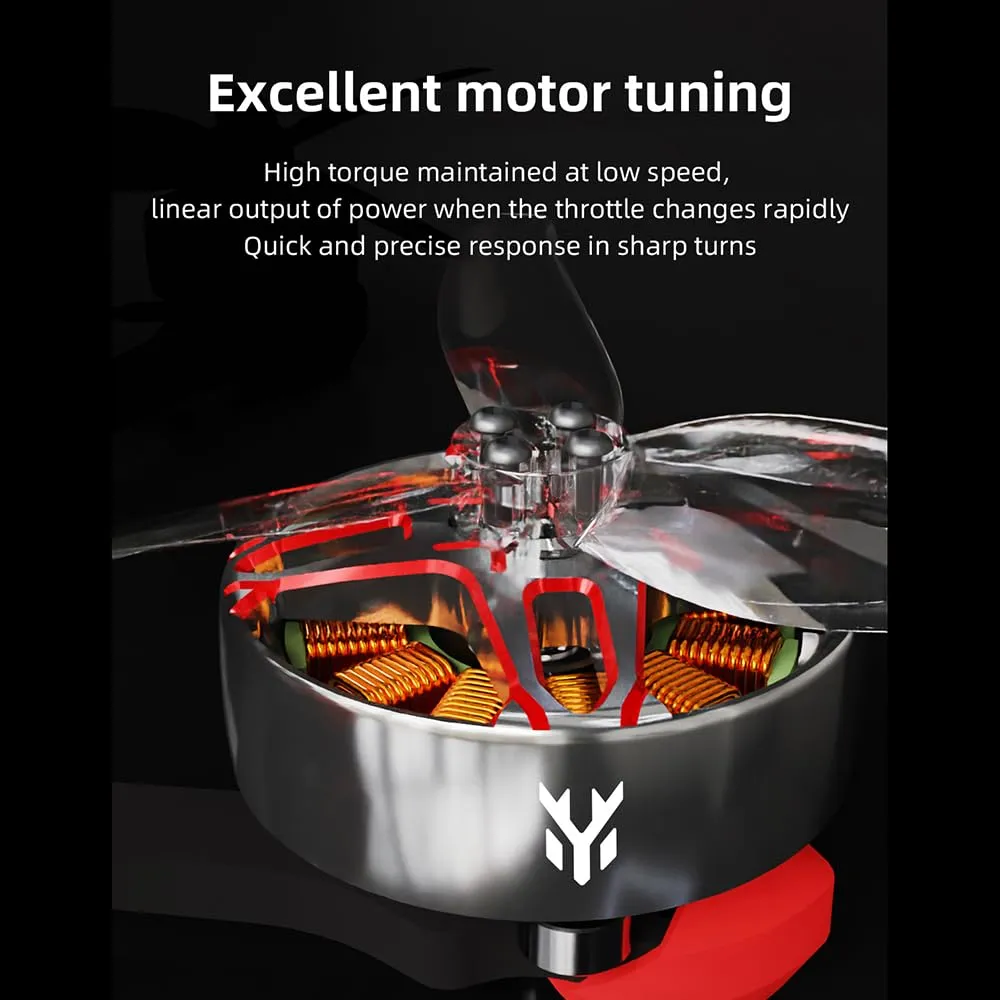 HGLRC Specter 1804-2450KV 4-6S Brushless Motor for 3-3.5Inch FPV Freestyle Racing Drones