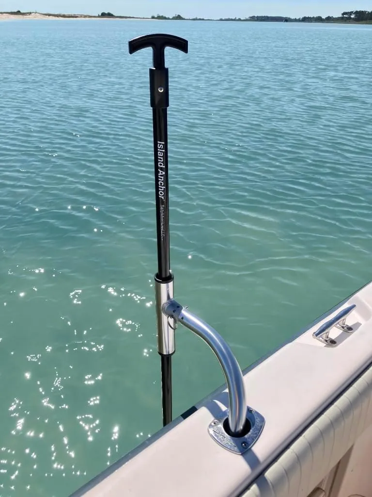 Holder - Fits in Rod Holder - Uni-Fit - Island Anchor Shallow Water Anchor Pole Holder
