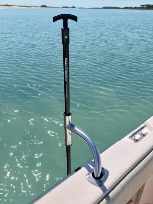 Holder - Fits in Rod Holder - Uni-Fit - Island Anchor Shallow Water Anchor Pole Holder