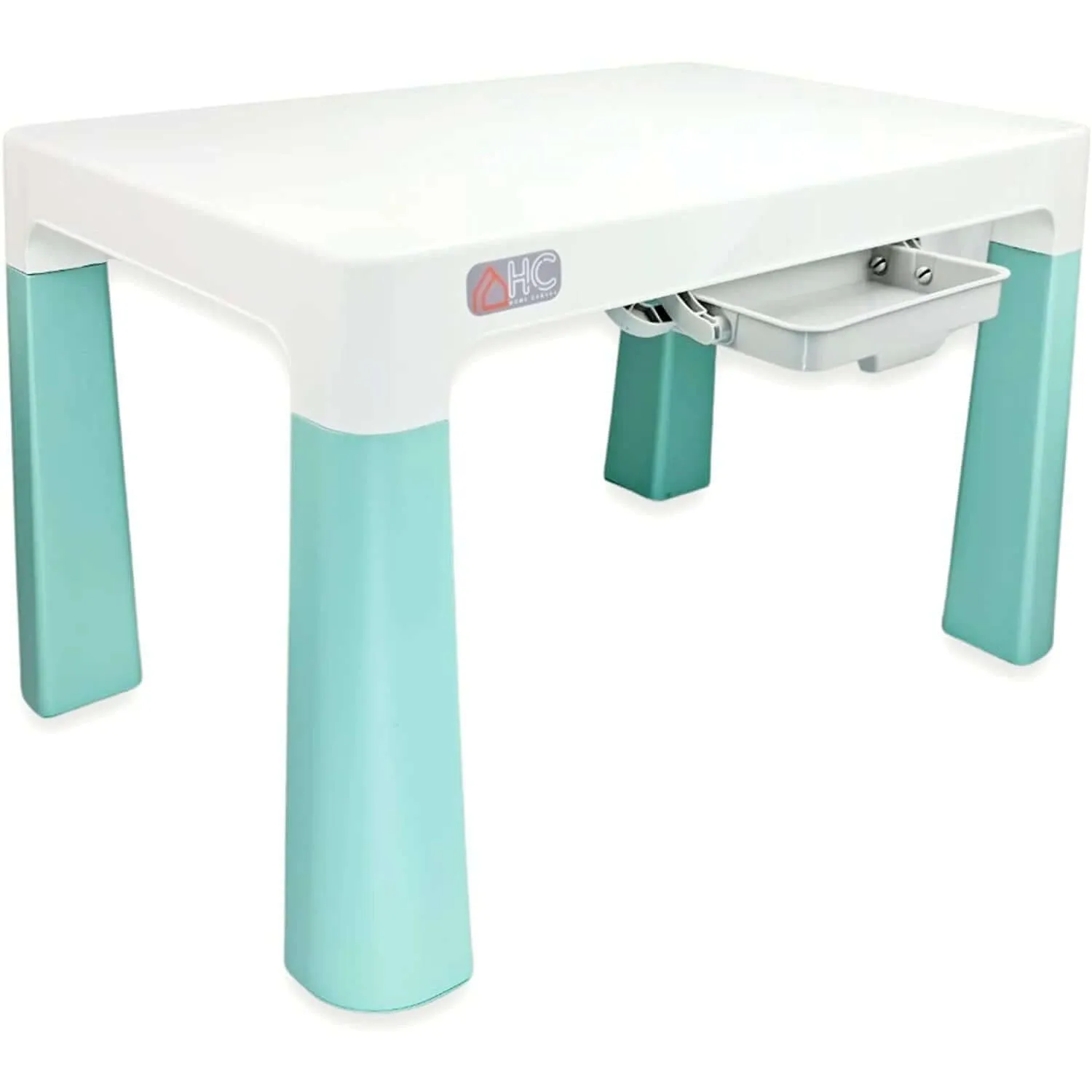 Home Canvas Early Learning Study Table and Chair Set for Childrens | Lightweight Table and Chair Sets with Storage Drawers