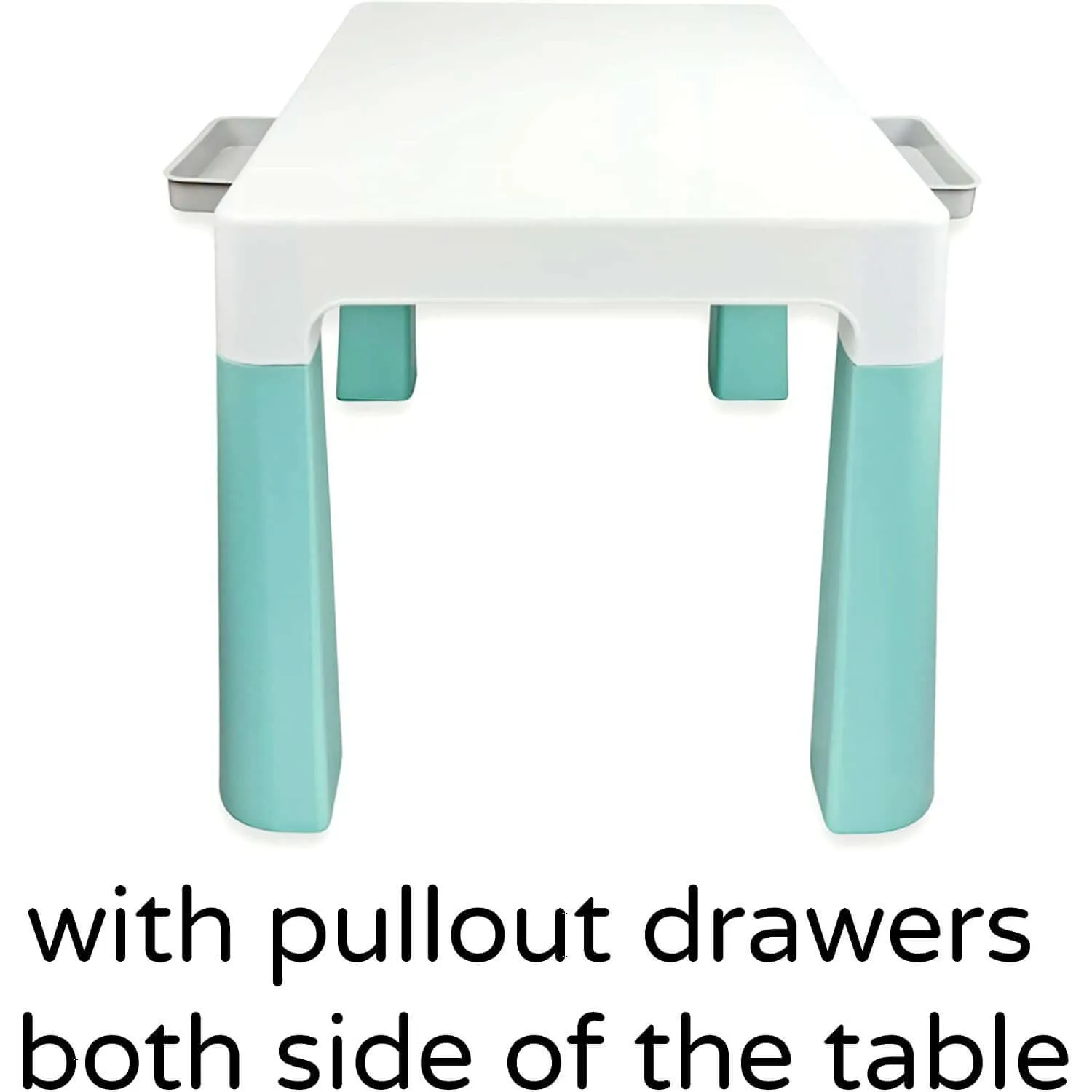 Home Canvas Early Learning Study Table and Chair Set for Childrens | Lightweight Table and Chair Sets with Storage Drawers