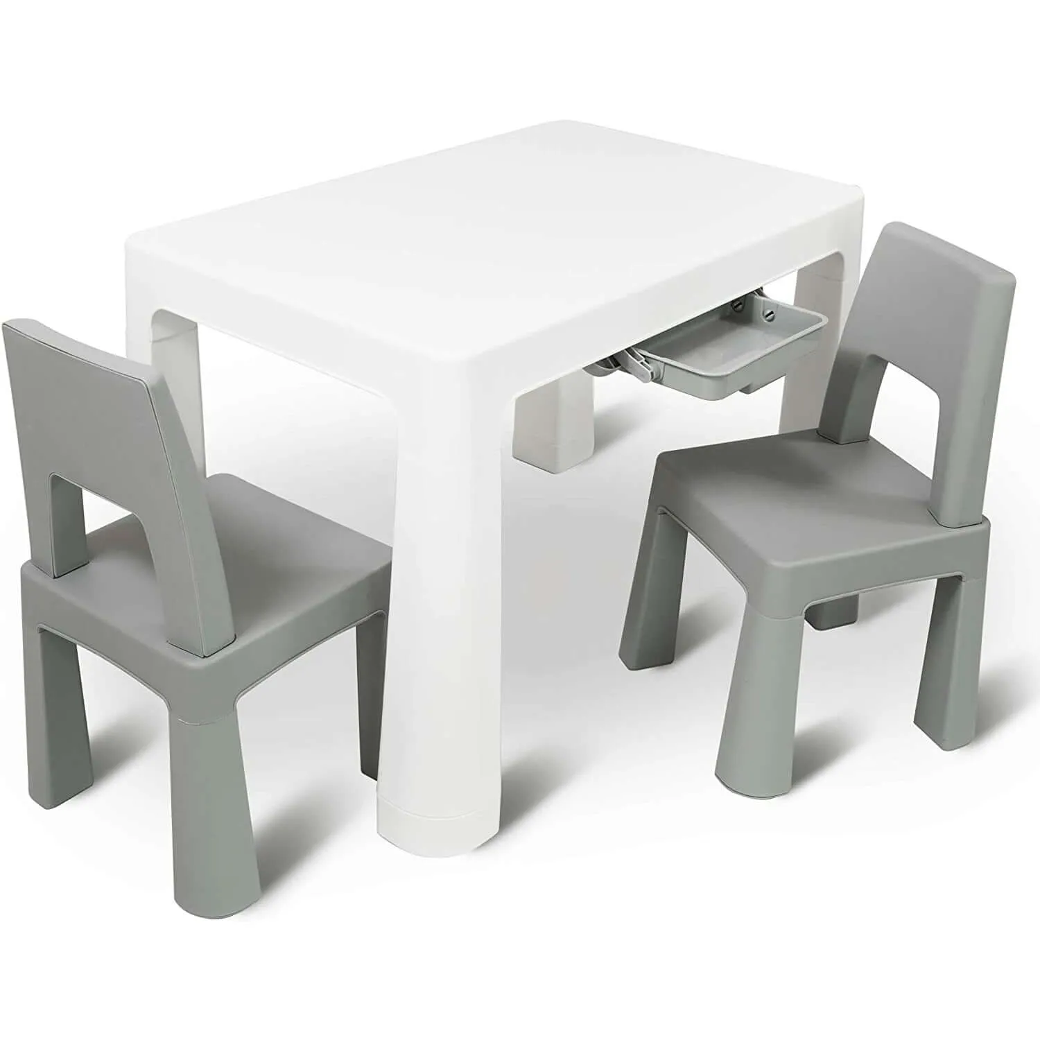 Home Canvas Early Learning Study Table and Chair Set for Childrens | Lightweight Table and Chair Sets with Storage Drawers
