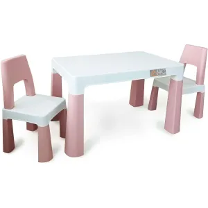 Home Canvas Early Learning Study Table and Chair Set for Childrens | Lightweight Table and Chair Sets with Storage Drawers