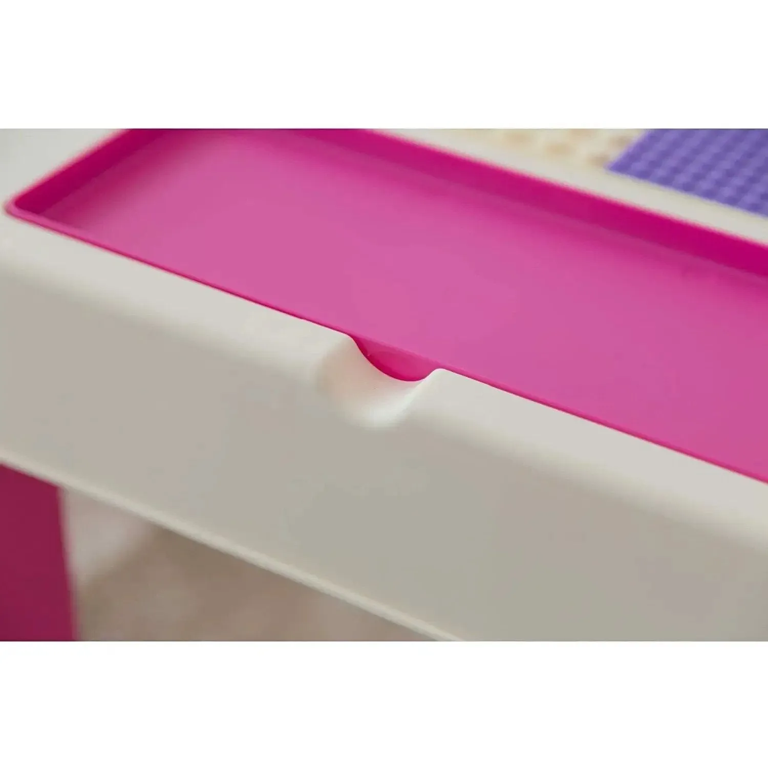 Home Canvas MultiColor Study Table and Chair Set for Childrens | Lightweight Table and Chair Sets with Storage Drawers Pink
