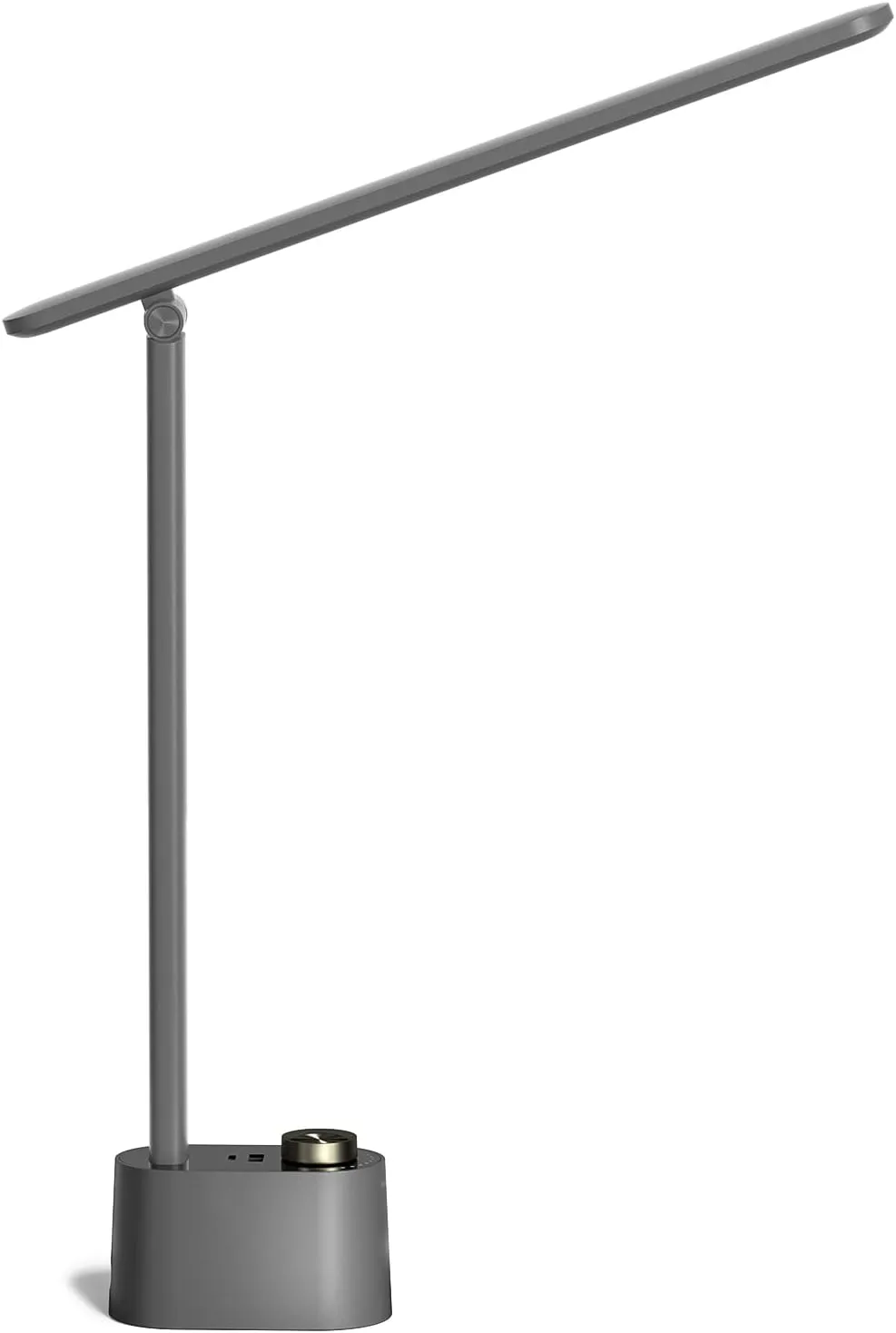 Honeywell HWT-H01 LED Desk Lamp Stepless Dimmable Table Lamp with USB A C Dual Charging Port Eye-Caring Foldable Desk Light with 3 Color Modes for Home Office Bedroom Reading Study Sunturalux (Gray)