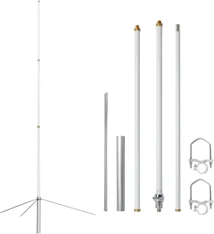HYS Pre-Tuned 462MHz-467MHz UHF Amateur Base Antenna, GMRS Base Station Antenna, Outdoor 7.5ft (86.6inchs) Long-Range 8.5dBi, Pole Mast Mount (SO239-UHF Female)