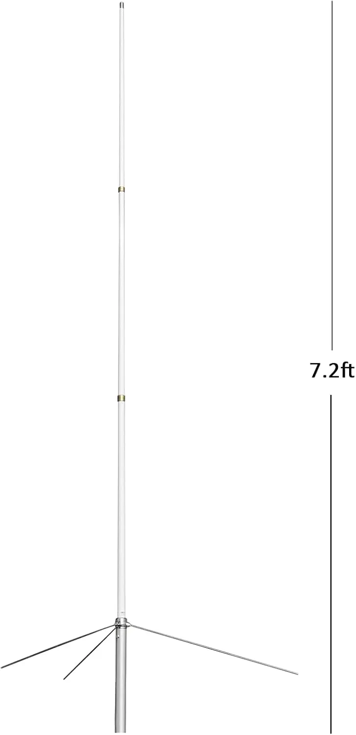 HYS Pre-Tuned 462MHz-467MHz UHF Amateur Base Antenna, GMRS Base Station Antenna, Outdoor 7.5ft (86.6inchs) Long-Range 8.5dBi, Pole Mast Mount (SO239-UHF Female)