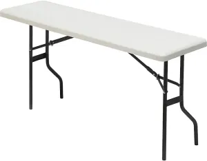 Iceberg 65353 IndestrucTable Too Folding Table, 18"x60", Platinum