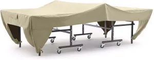 Icegrey Ping Pong Table Dust Covers Oxford Fabric Waterproof Outdoor Rain Wind Sun UV Resistant Heavy Duty Tennis Table Storage Cover