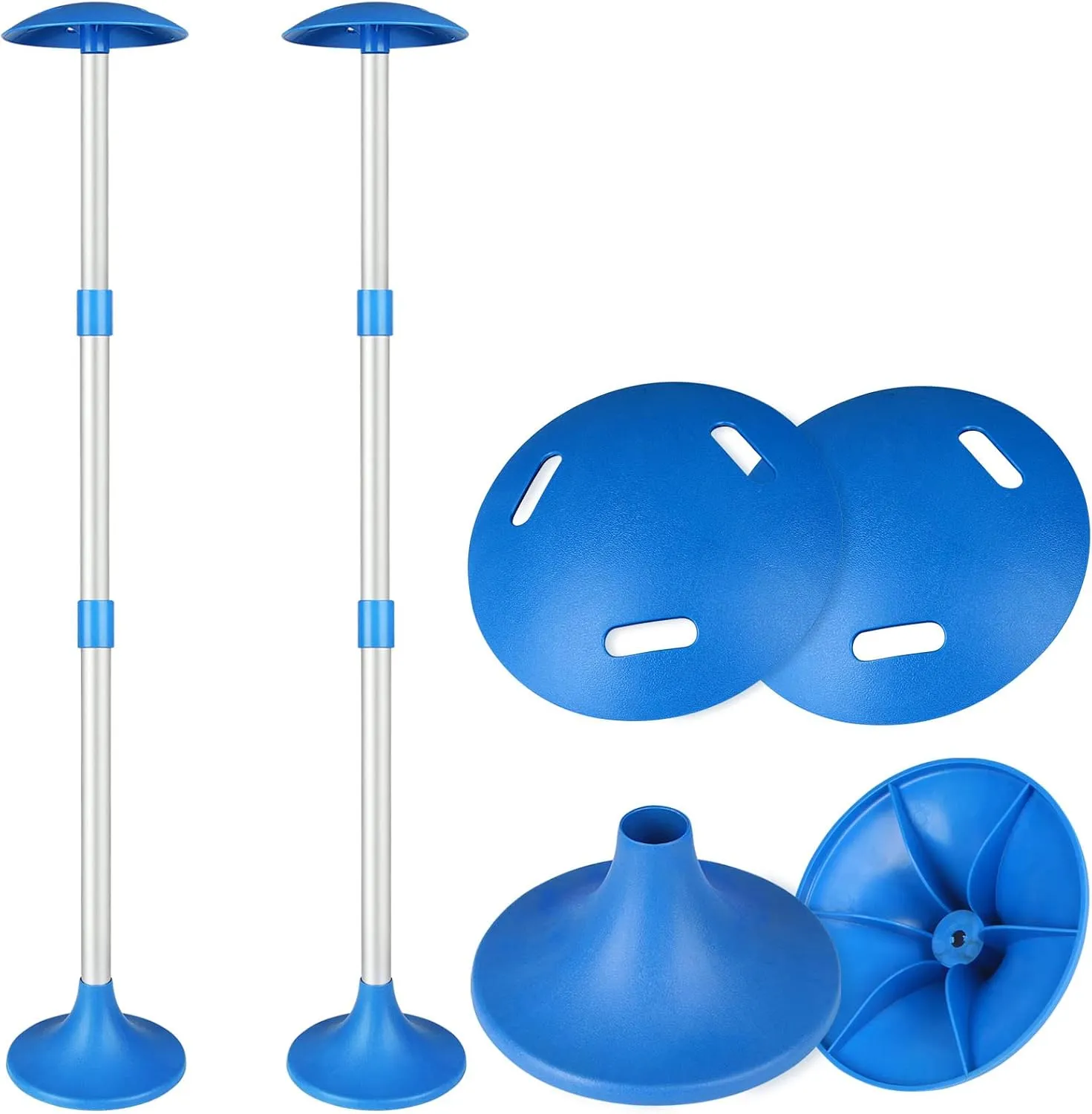 iCOVER Boat Cover Support Pole-Height Adjustable Aluminum Telescoping Pole and Webbing Strap Prevent Water from Sagging