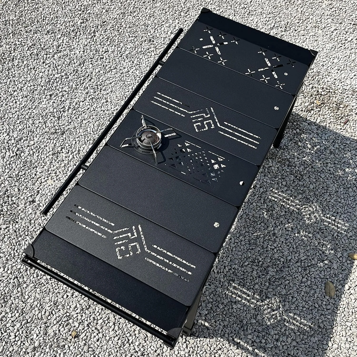 IGT Top Board Bridge Table LaserTop Board Lightweight Detachable Aluminum Alloy 0.5 Unit IGT Table Board Accessories for Outdoor (Flat Tabletop)