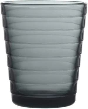 Iittala Aino Aalto Tumbler 7.75 Oz Dark Grey Set of 2