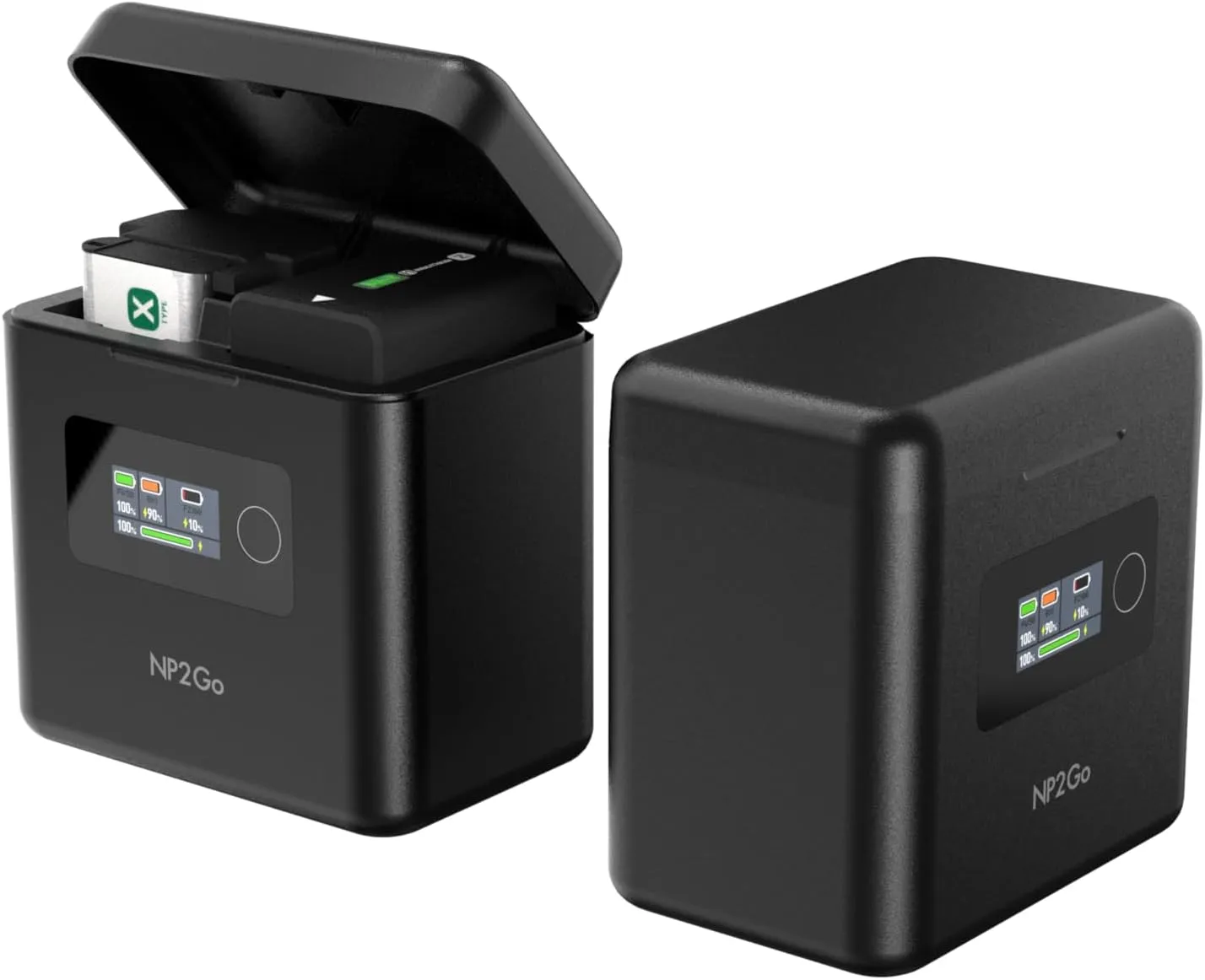 ISDT 10000mAh Camera Battery Charger for Sony NP-FW50/NP-FZ100/NP-BX1 Smart LCD Display & Bi-Directional Rapid Charging Compatible with Cyber-Shot DSC-RX100/RX100 II/HDR-CX405/Alpha Cameras