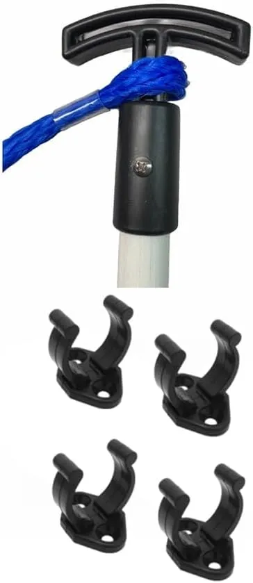 Island Anchor - 1" x 10' - 2 Piece - Shallow Water Anchor Pole : Built for Larger Boats : Securely Anchor on the Beach, Sandbar or in Shallow Water