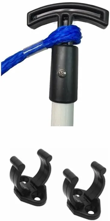 Island Anchor - 1" x 8' - Shallow Water Anchor Pole : Built for Larger Boats : Securely Anchor on the Beach, Sandbar or in Shallow Water
