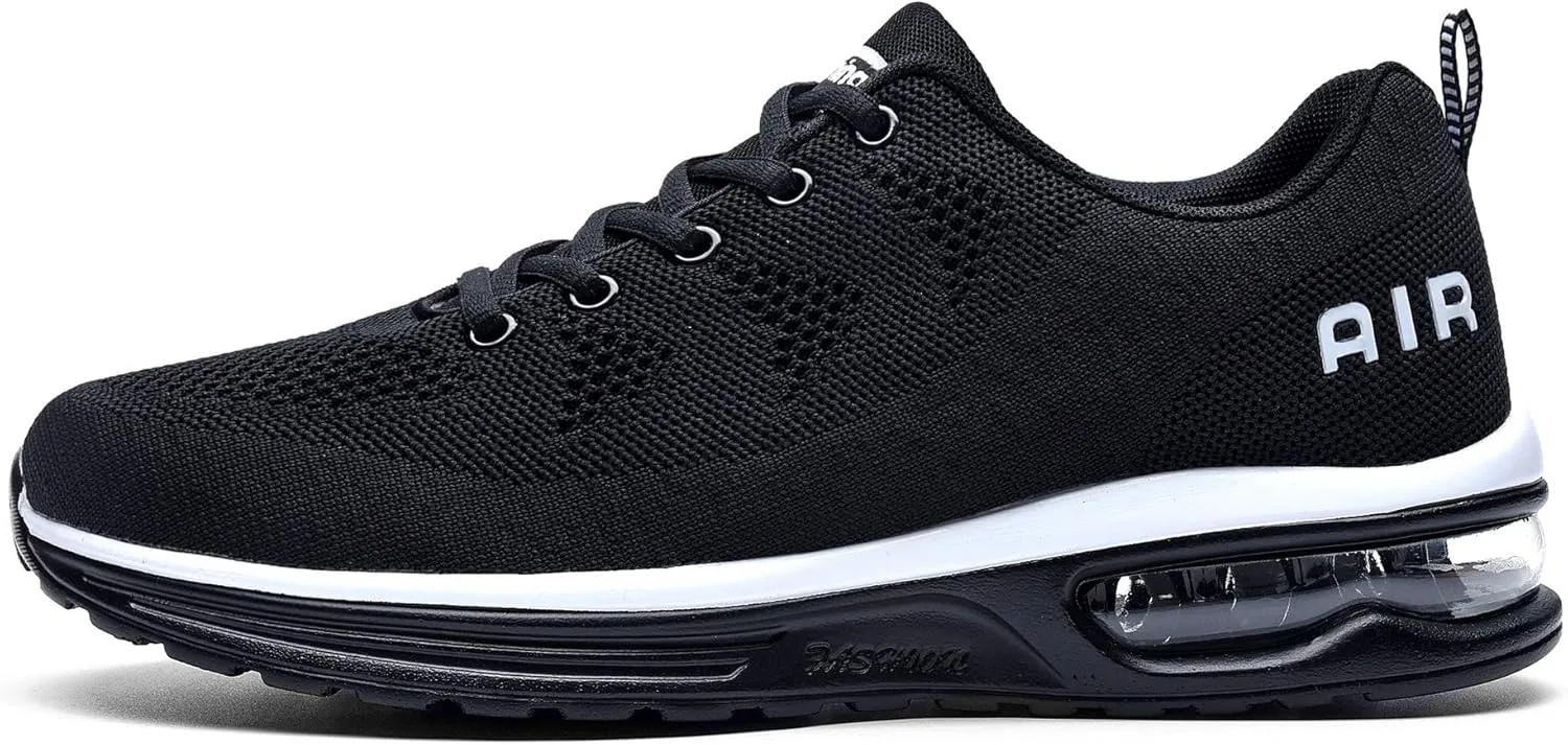 JARLIF Men's Lightweight Athletic Running Shoes Breathable Sport Fitness Gym Jogging Sneakers (Size 6.5-12.5)