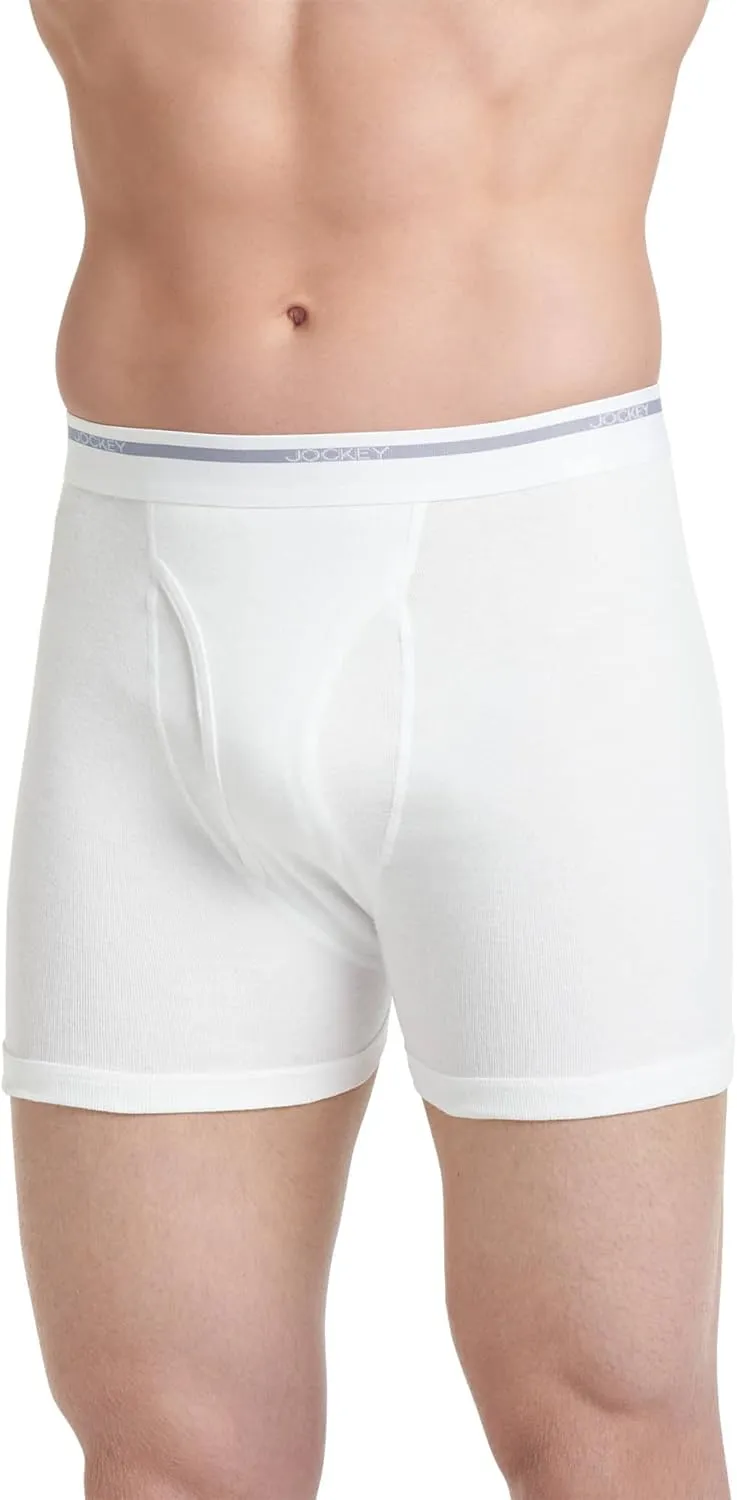 Jockey Men's Underwear Lightweight Classic 5" Boxer Brief - 3 Pack