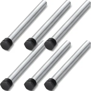 Kanayu 6 Pcs Rv Water Heater Anode Rod Magnesium Anode Rod for Hot Water Heaters 3/4"NPT Threads 9.25 Length Replacement Mor Flo Suburban RV Water Heater Parts