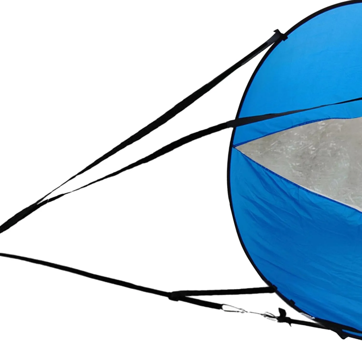 Kayak Wind Sail Portable Wind Paddle Instant Popup Board Sail Kayak Accessories with Clear Window for Canoes Tandems Expedition Boats