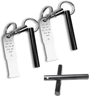 KF525A   Heavy-Duty 1/2" x 4" Drilled Ferro Rods