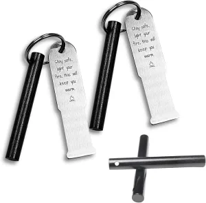 KF525B   Heavy-Duty 1/2" x 4" Drilled Ferro Rods