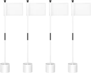 KINGTOP Golf Flagstick Mini, Putting Green Flag for Yard, All 3 Feet, Double-Sided Numbered Golf Flags, Golf Pin Flag Hole Cup Set, Portable 2-Section Design, Gifts Idea