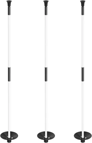 KINGTOP Golf Flagstick - Portable Design, Practice Putting Green Flag Stick for Yard - Golf Pole Pin Flagpole, 3FT or 6FT Heights Available