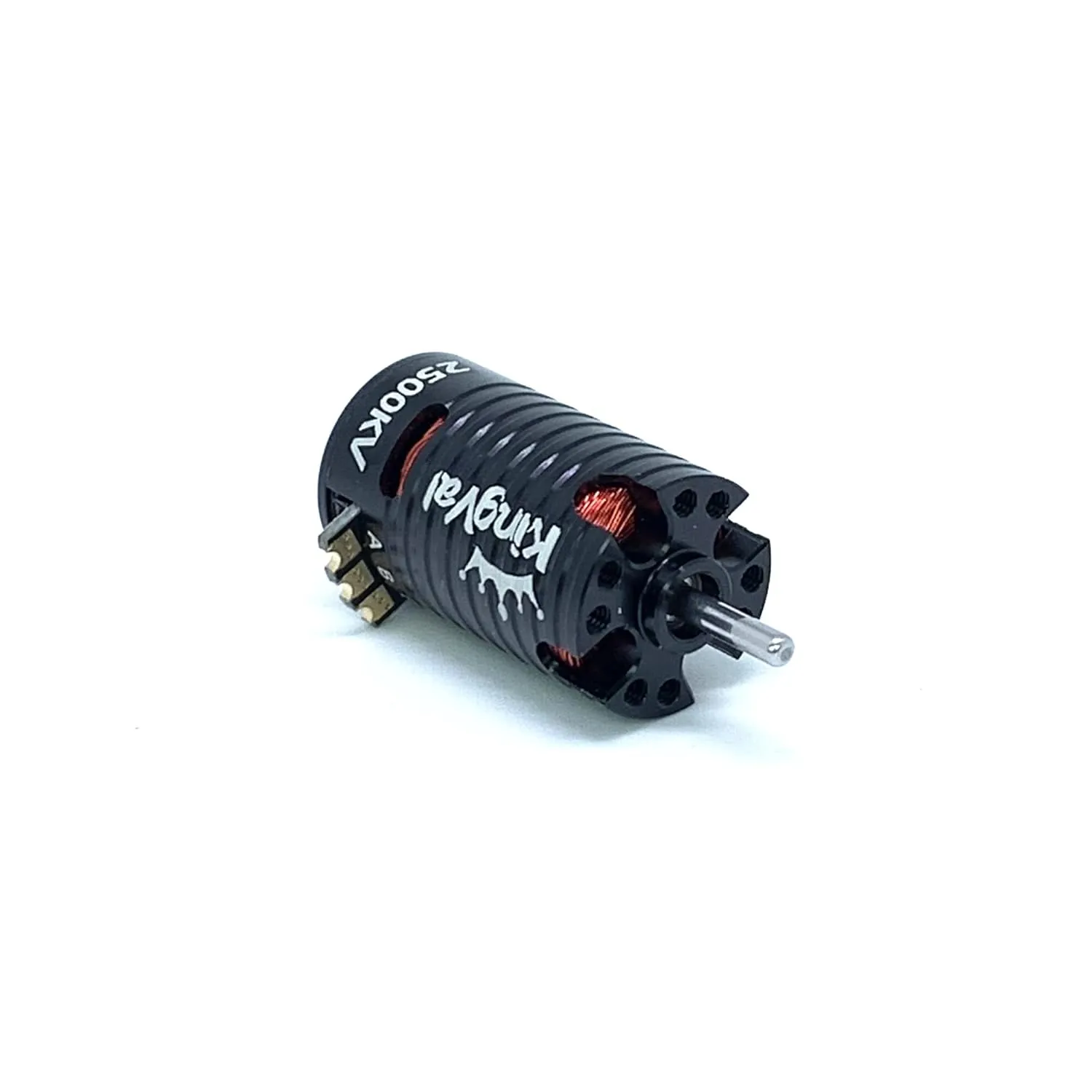 KingVal Replacement Mini 1410 2500KV Brushless Motor Shaft Diameter 2mm Compatible with Kyosho 1/24 1/28 RC Mini Car