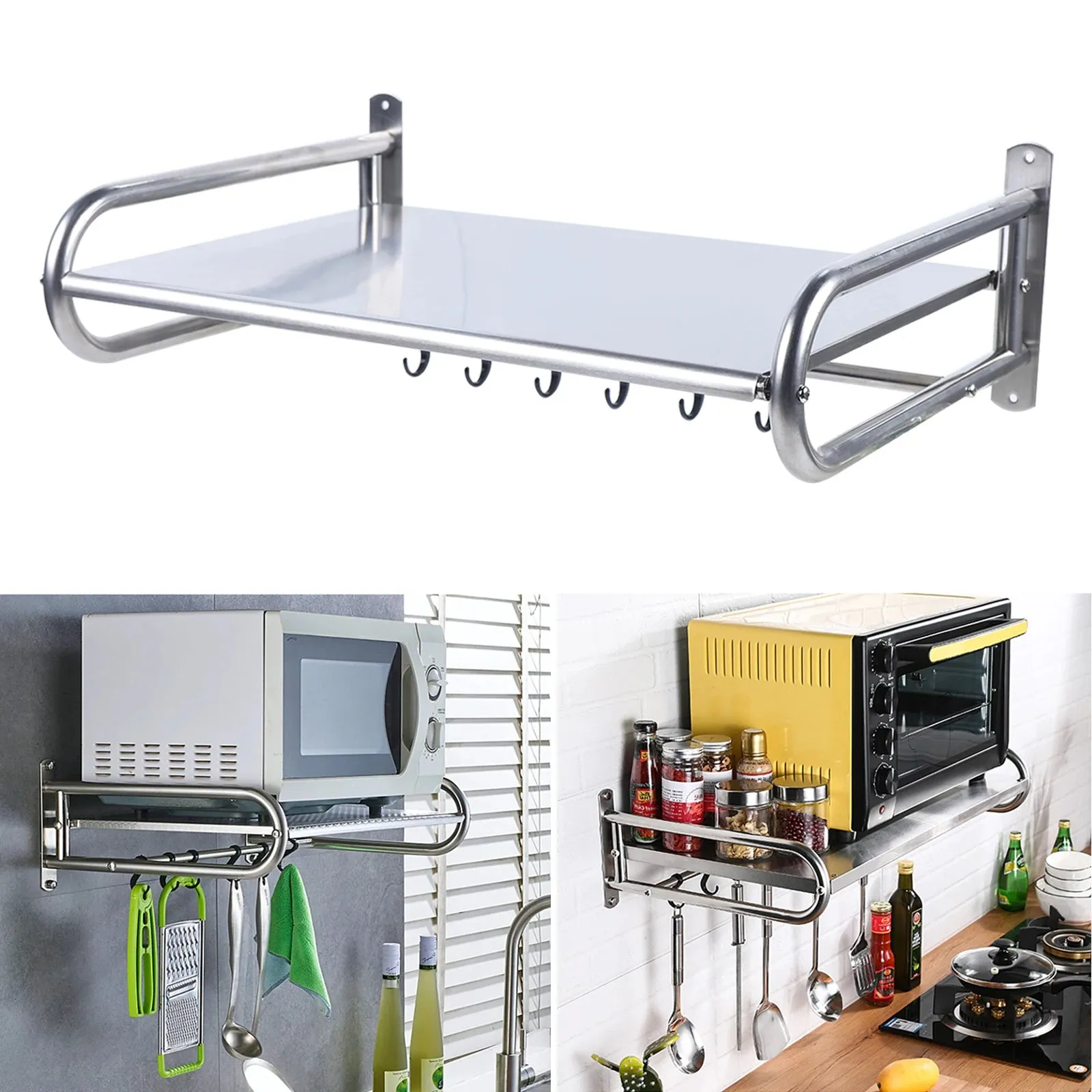 Kitchen Best-price offer Easy returns Shelf Rack Wall-Mounted