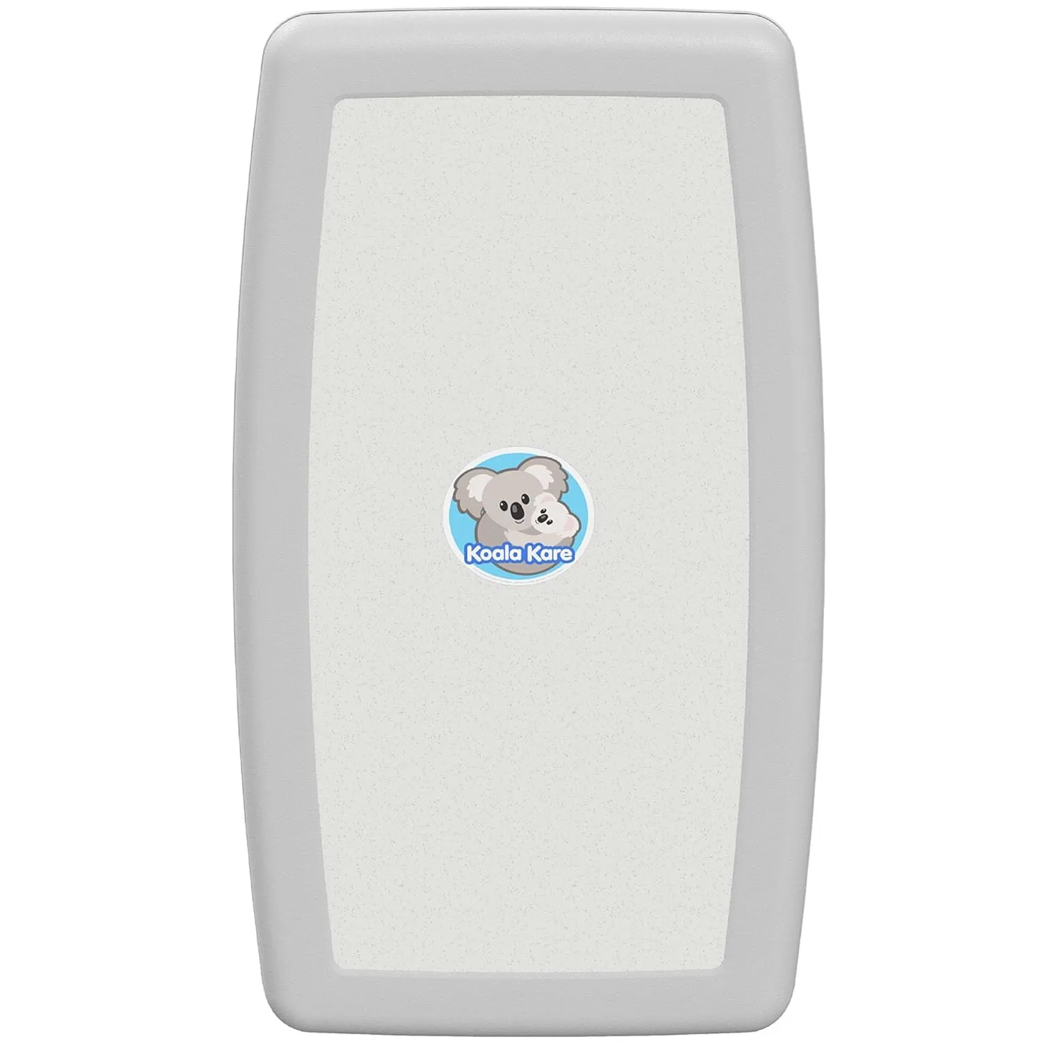 Koala Kare KB301-05 Vertical Surface Mounted Baby Changing Table - Foldable Plastic Diaper Changing Station (White Granite)