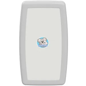 Koala Kare KB301-05 Vertical Surface Mounted Baby Changing Table - Foldable Plastic Diaper Changing Station (White Granite)
