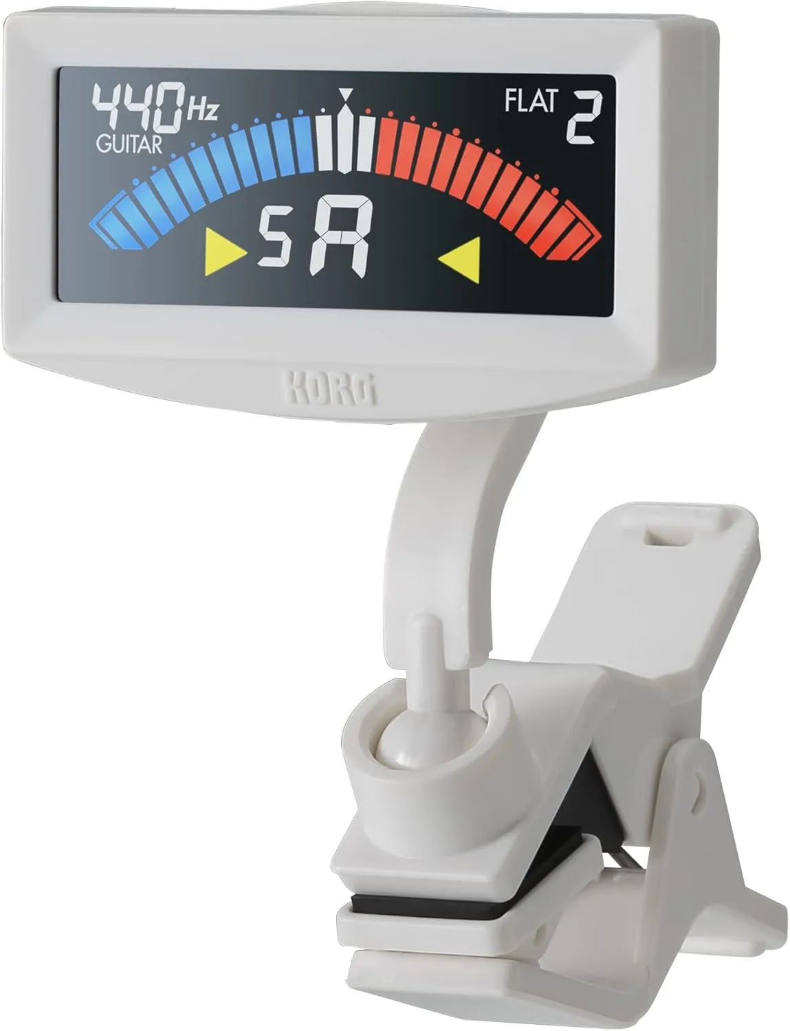 Korg PitchCrow Clip-On Guitar Tuner (AW-4G-WH)