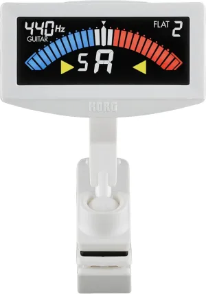 Korg PitchCrow Clip-On Guitar Tuner (AW-4G-WH)