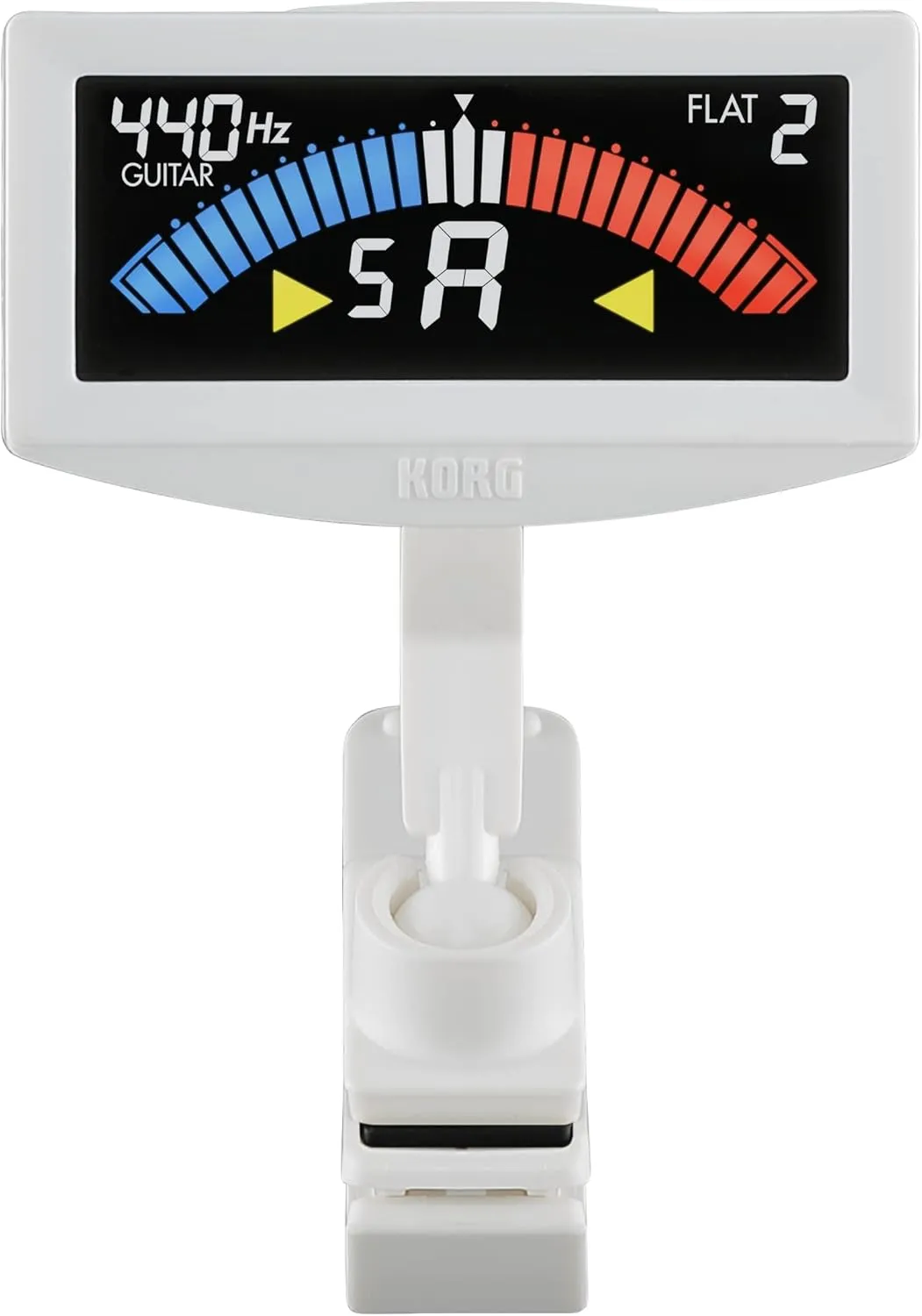 Korg PitchCrow Clip-On Guitar Tuner (AW-4G-WH)