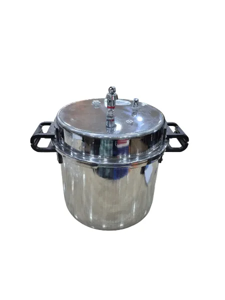 Large Commercial Pressure Cooker, Stainless Steel & Induction, Durable