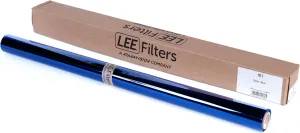 LEE Filters 161 Slate Blue Compact Roll - 2ft Wide Polyester Lighting Gel for a Pure Medium Sky Good for Skies, Moonlight & Dusk Effects - Made in the UK