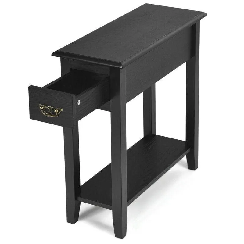 Lewallen Tall End Table with Storage