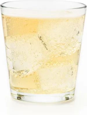 Libbey 15766 Restaurant Basics Stacking Rocks Glasses, 9-ounce, Set of 12