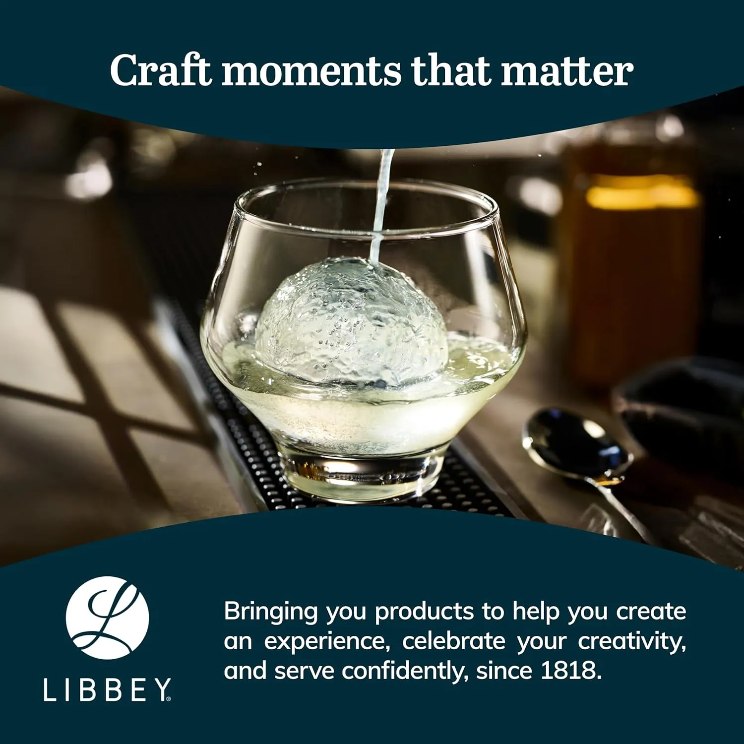 Libbey Mezcal All Purpose Spirits Glasses Set of 4, Stemless Stackable Cocktail Copitas 12.6 oz Inspired by Natural Jicara, Ideal for All Occasions