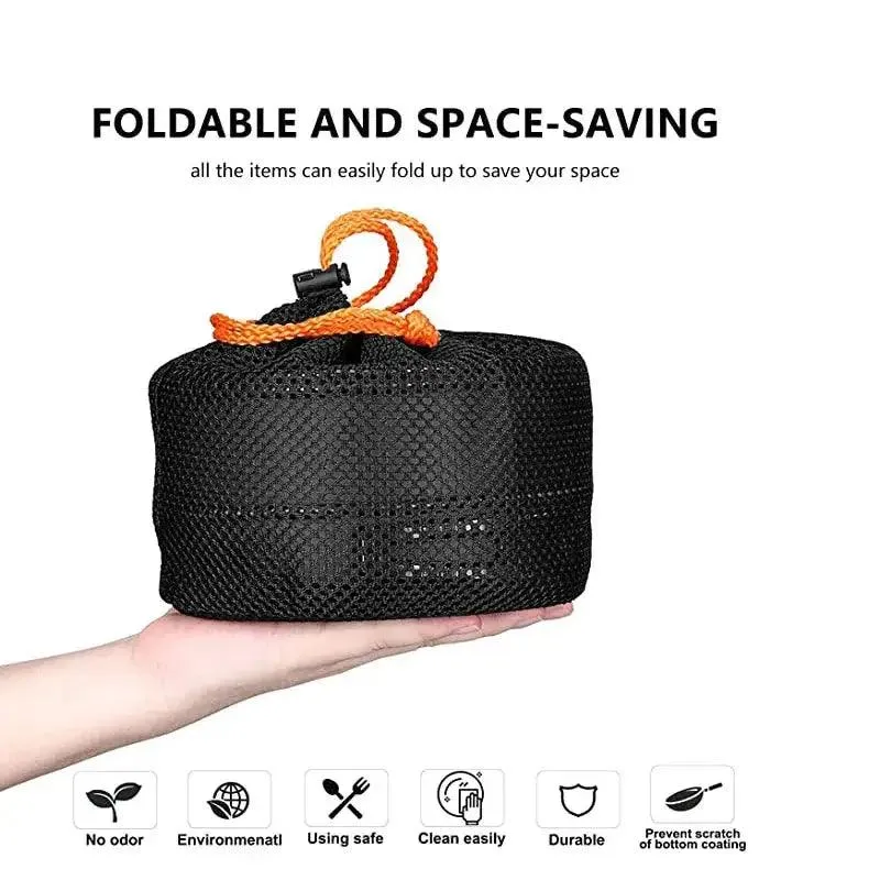 Lightweight Aluminum Camping Cooking Set
