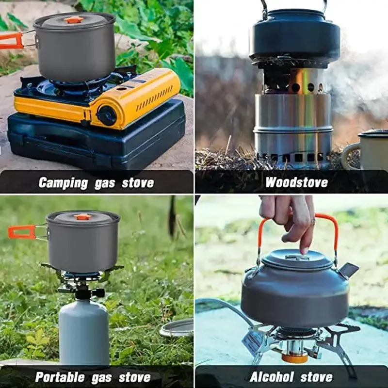 Lightweight Aluminum Camping Cooking Set
