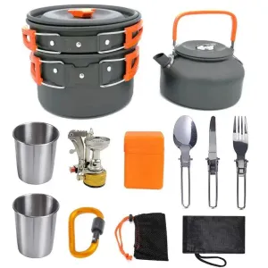 Lightweight Aluminum Camping Cooking Set
