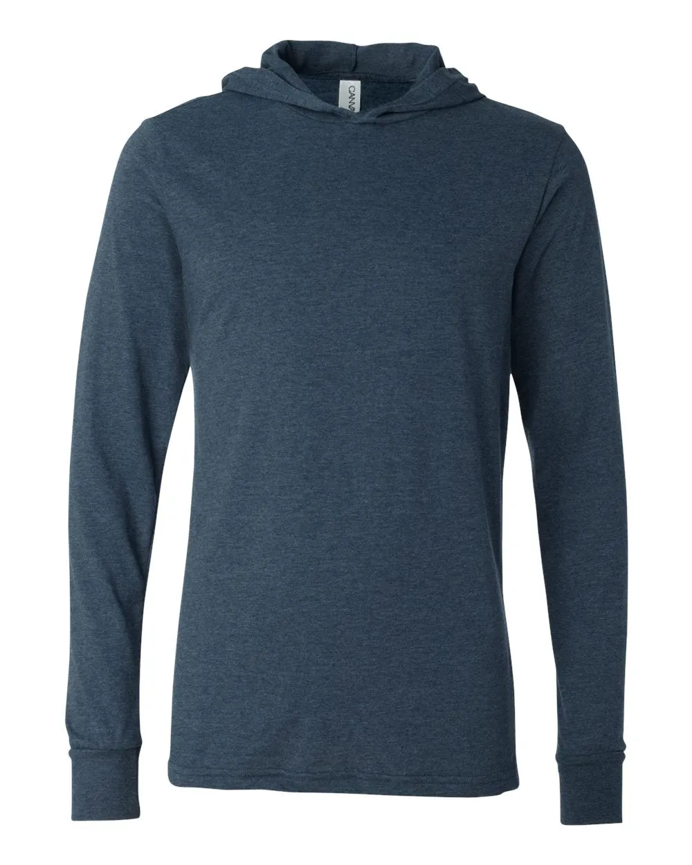 LIGHTWEIGHT BELLA   CANVAS - Jersey Hooded Long Sleeve Tee - 3512