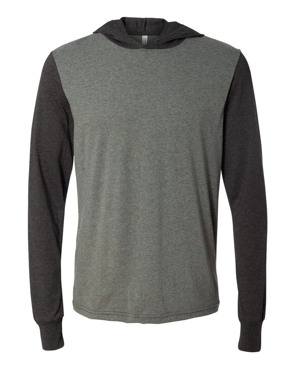 LIGHTWEIGHT BELLA   CANVAS - Jersey Hooded Long Sleeve Tee - 3512