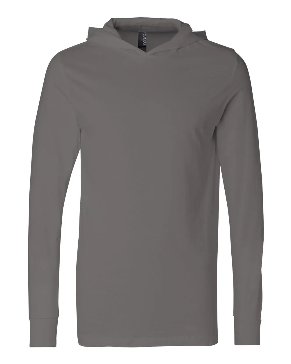 LIGHTWEIGHT BELLA   CANVAS - Jersey Hooded Long Sleeve Tee - 3512