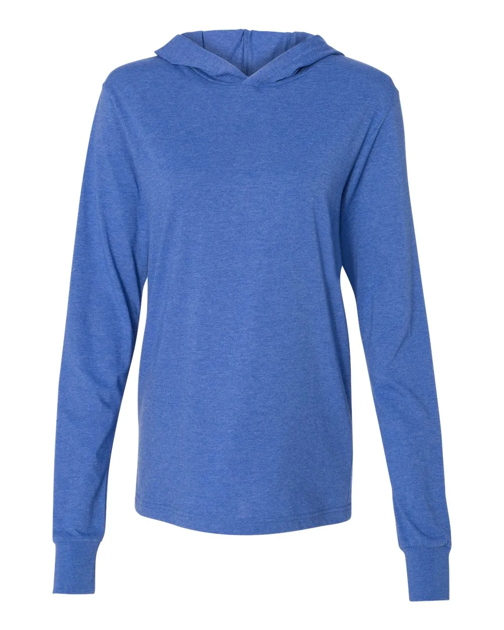 LIGHTWEIGHT BELLA   CANVAS - Jersey Hooded Long Sleeve Tee - 3512