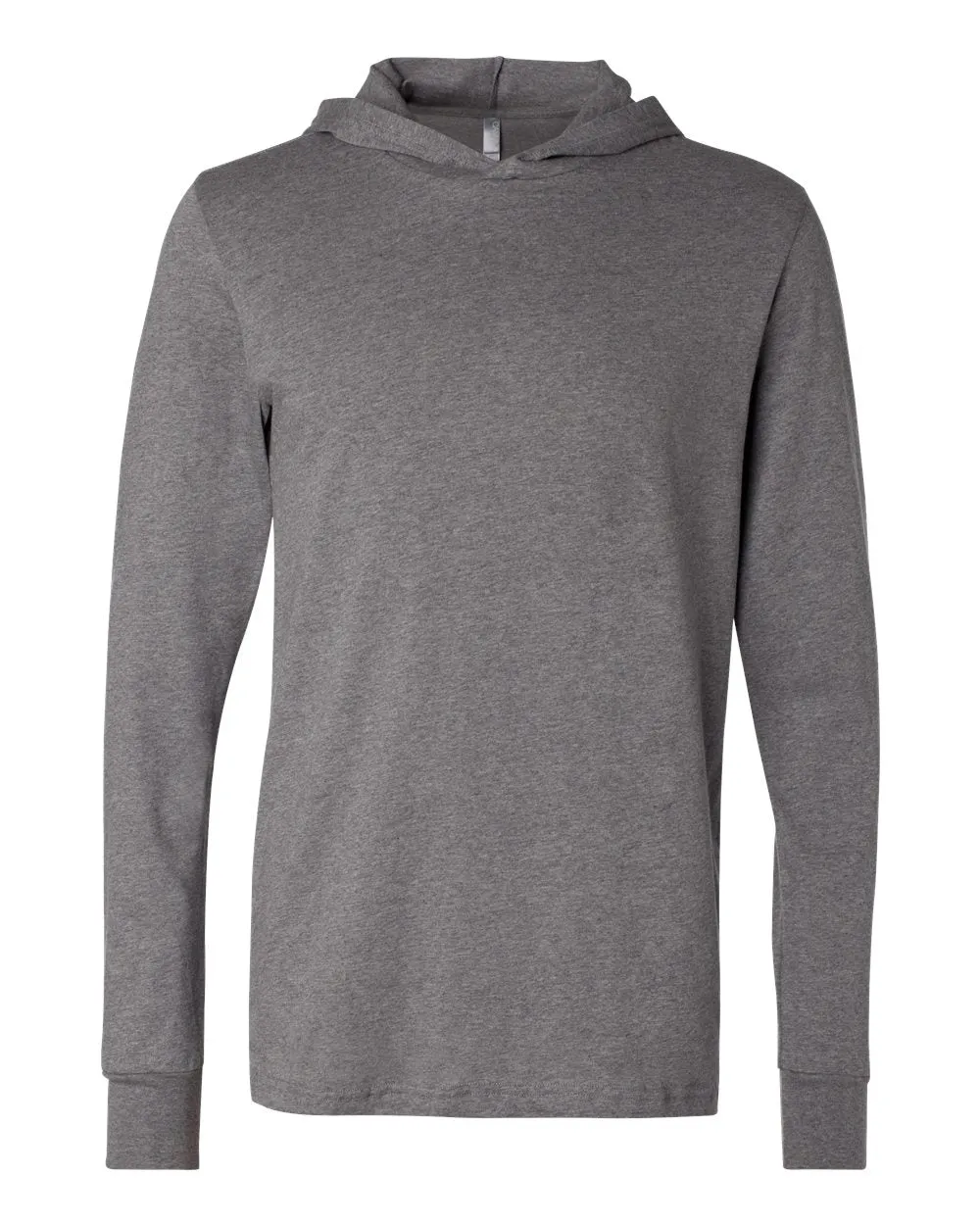 LIGHTWEIGHT BELLA   CANVAS - Jersey Hooded Long Sleeve Tee - 3512