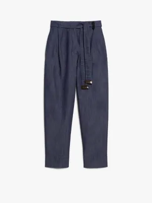 Lightweight denim trousers