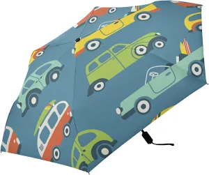Lightweight Folding Umbrella, Portable Sun Travel Parasol, Compact Anti-UV Strong Rain Umbrella