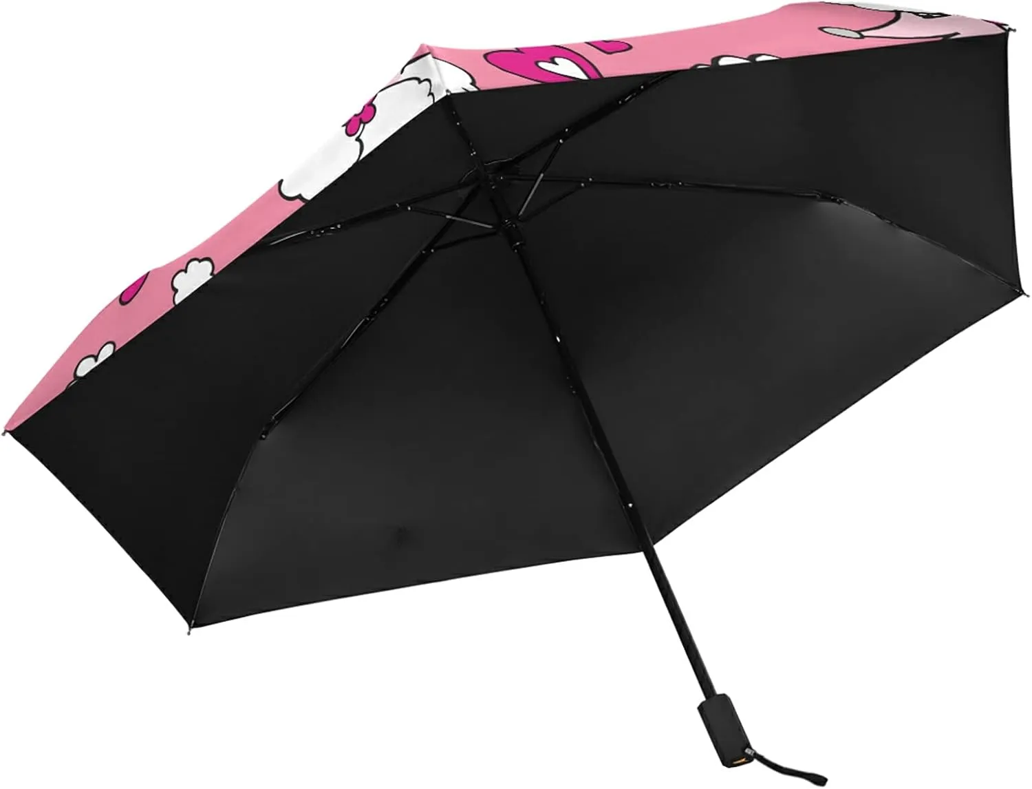 Lightweight Folding Umbrella, Portable Sun Travel Parasol, Compact Anti-UV Strong Rain Umbrella